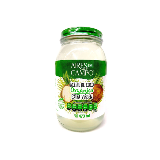 Aceite de Coco Orgánico 473ml Aires de Campo