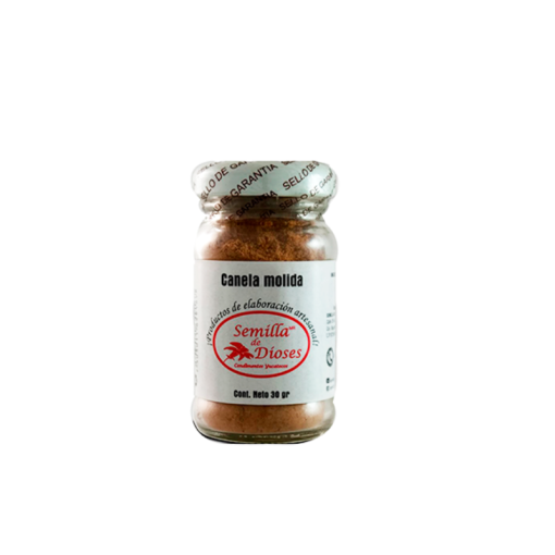 Canela Molida Frasco 50Gr Semilla de Dioses