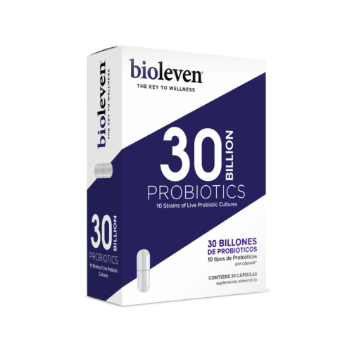 Probioticos 30 Billones Bioeleven 30 Cápsulas