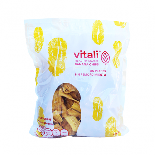 Chips de Plátano Sabor Natural Vitali 500 g