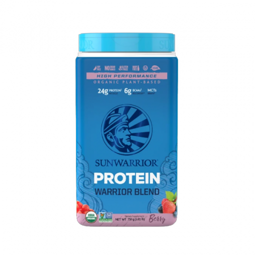 Proteína Vegetal Warrior Blend Berry Sunwarrior 750 g