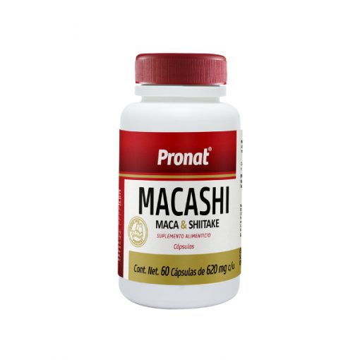 Maca y Shiitake Macashi Pronat 60 Cápsulas