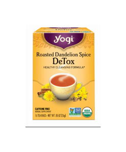 Té de Diente de León Tostado y Otras Hierbas Yogi 16 Bolsas