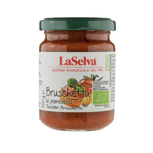 Bruschetta de Tomate Orgánico 150Gr La Selva