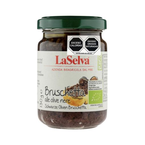 Bruschetta de Aceituna Negra 265Gr La Selva