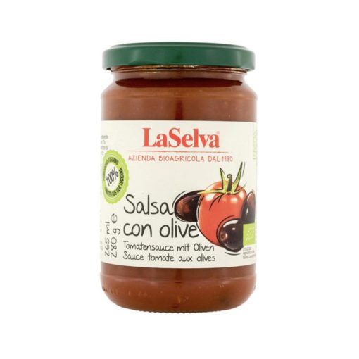 Salsa De Tomate Con Aceitunas 65ml La Selva