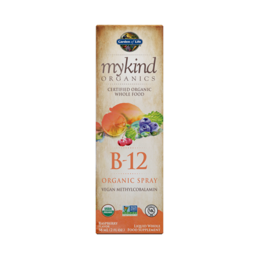 Vitamina B-12 líquida, sabor frambuesa, 58ml Garden of Life