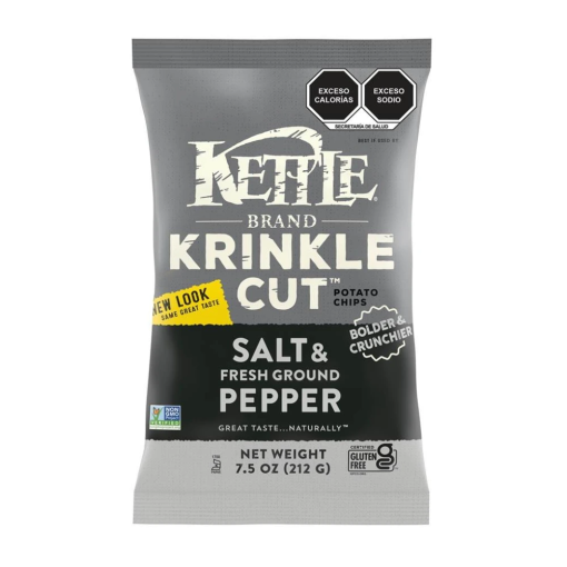 Papas Sabor Sal y Pimienta, 141gr, Kettle